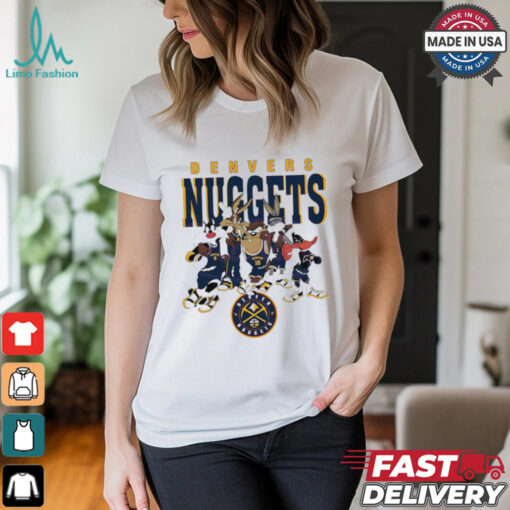 Denver Nuggets Looney Tunes NBA Basketball cartoon shirt