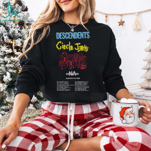 Descendents Circle Jerks Europe And UK Tour 2025 Hoodie Shirt