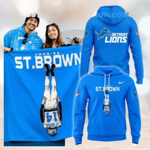 Detroit Lions Amon Ra St Brown Hoodie
