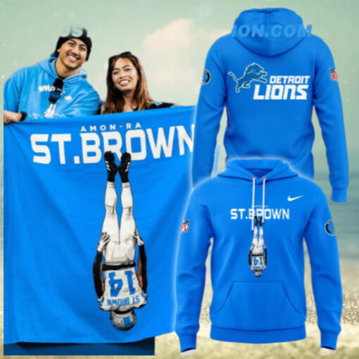 Detroit Lions Amon Ra St Brown Hoodie