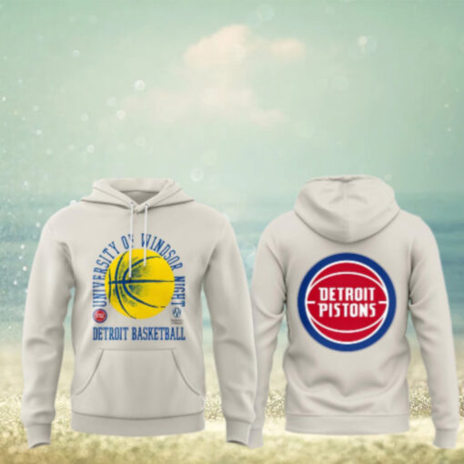 Detroit Pistons 2024 University of Windsor NIGHT Hoodie