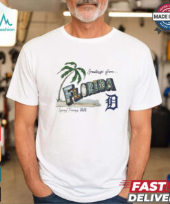Detroit Tigers Tiny Turnip Infant Spring Training 2025 T Shirt
