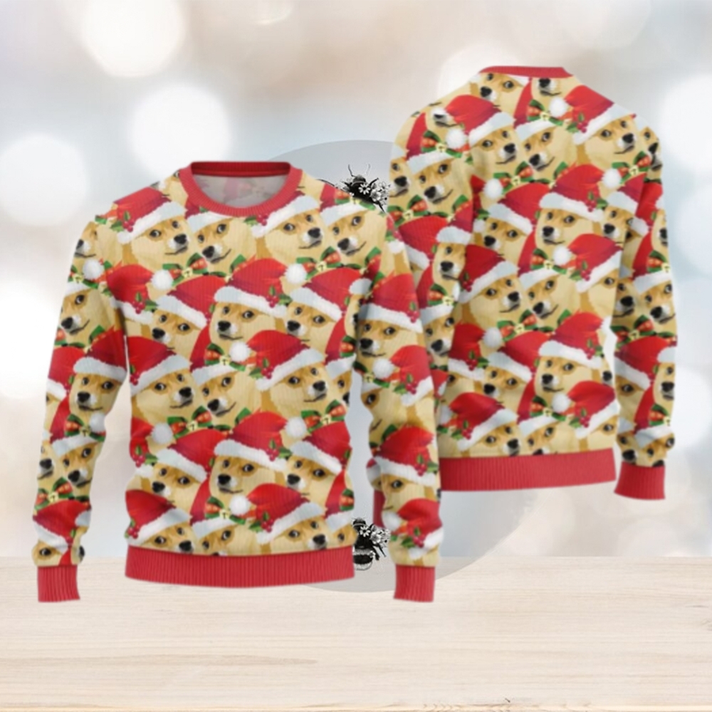 Doge Meme Ugly Christmas Sweater Doge Meme Ugly Christmas Sweater