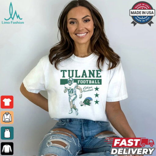 Ethan Hudak Tulane Green Wave Football Graphic t shirt