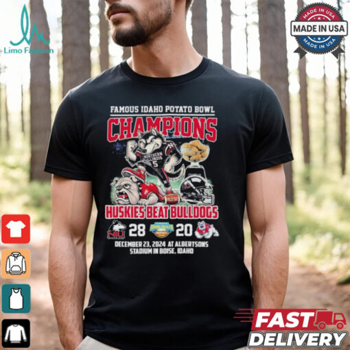 Famous Idaho Potato Bowl Champions Huskies Beat Georgia Bulldogs Mascot T Shirts