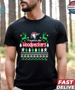 Fayetteville Woodpeckers Reindeer Christmas shirt