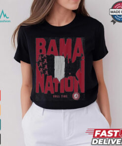 Football Alabama Crimson Tide Nation T Shirt