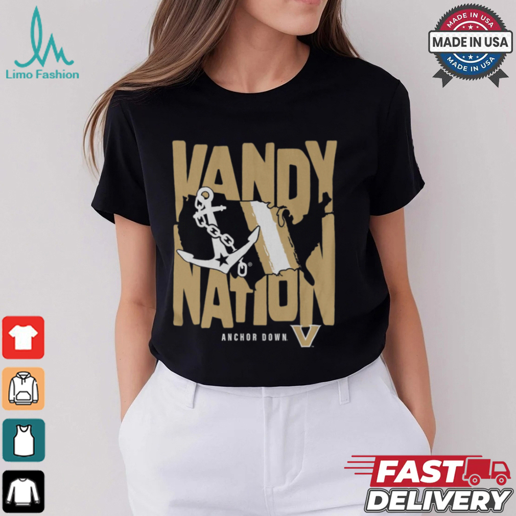 Football Vanderbilt Commodores Nation T Shirt Football Vanderbilt Commodores Nation T Shirt
