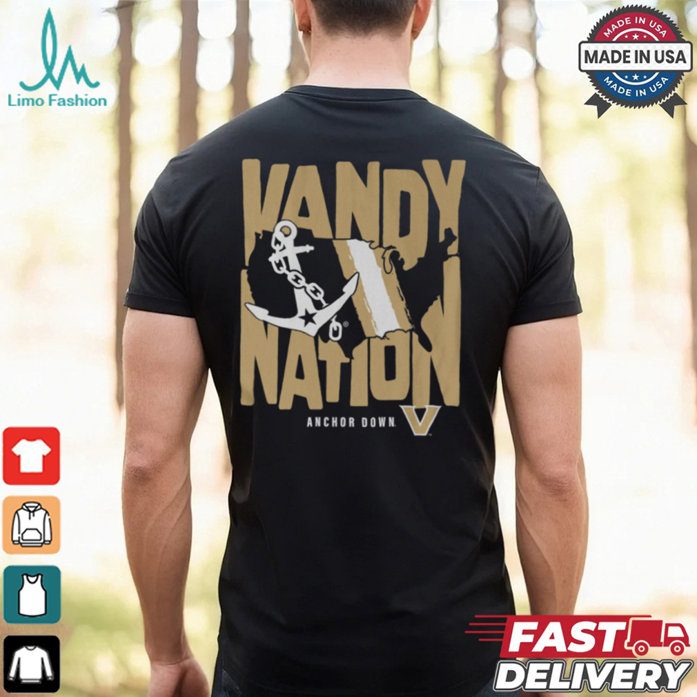 Football Vanderbilt Commodores Nation T Shirt Football Vanderbilt Commodores Nation T Shirt