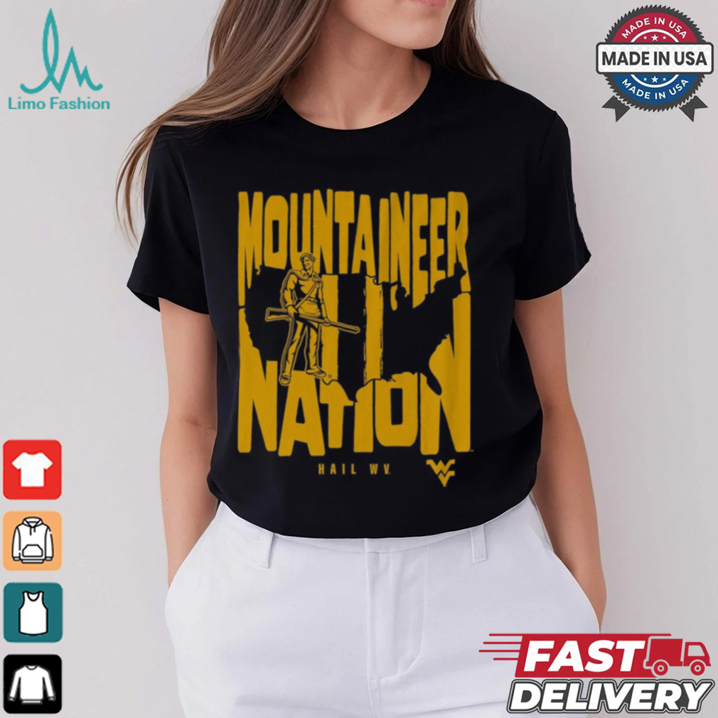 Football West Virginia Mountaineers Nation T Shirt Football West Virginia Mountaineers Nation T Shirt