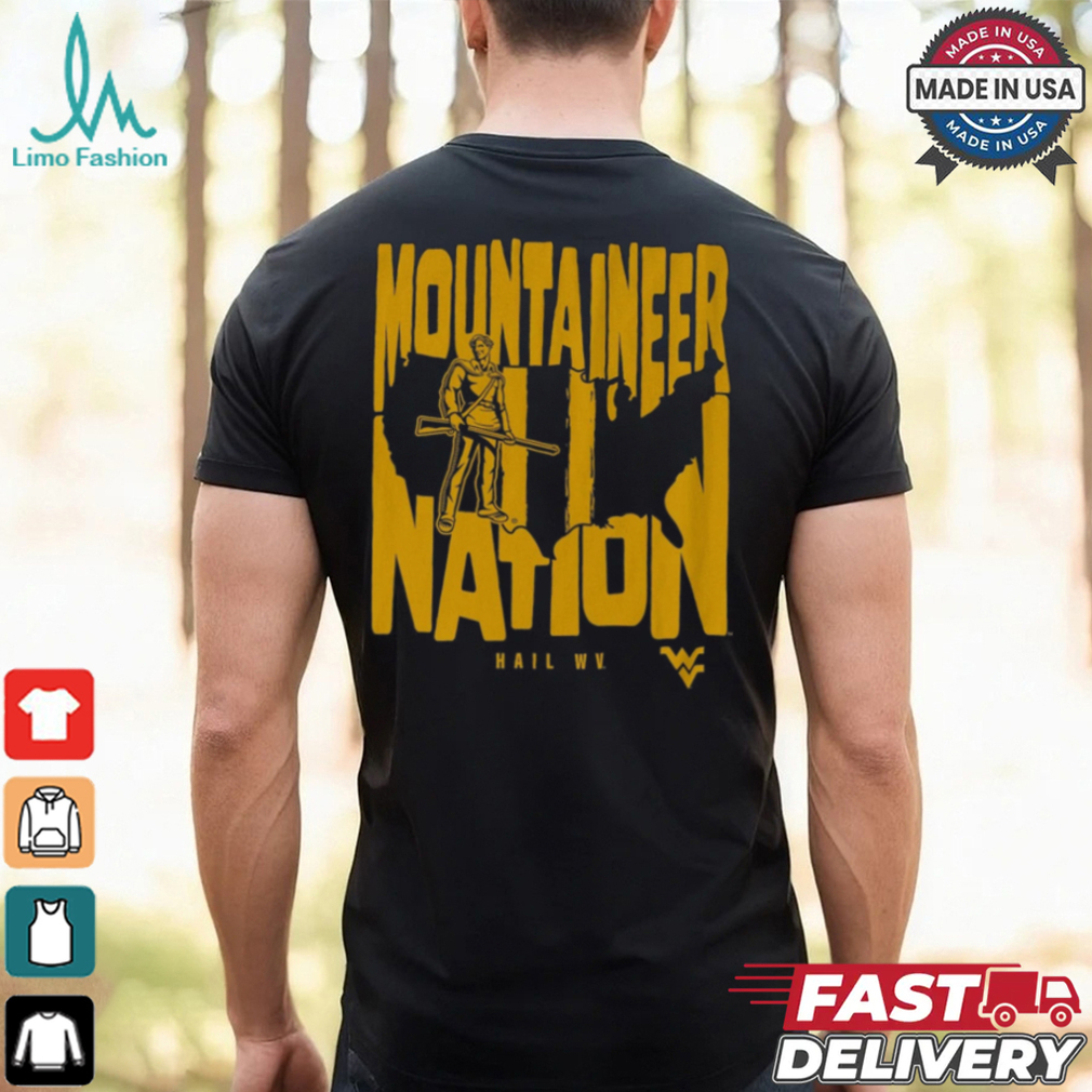 Football West Virginia Mountaineers Nation T Shirt Football West Virginia Mountaineers Nation T Shirt