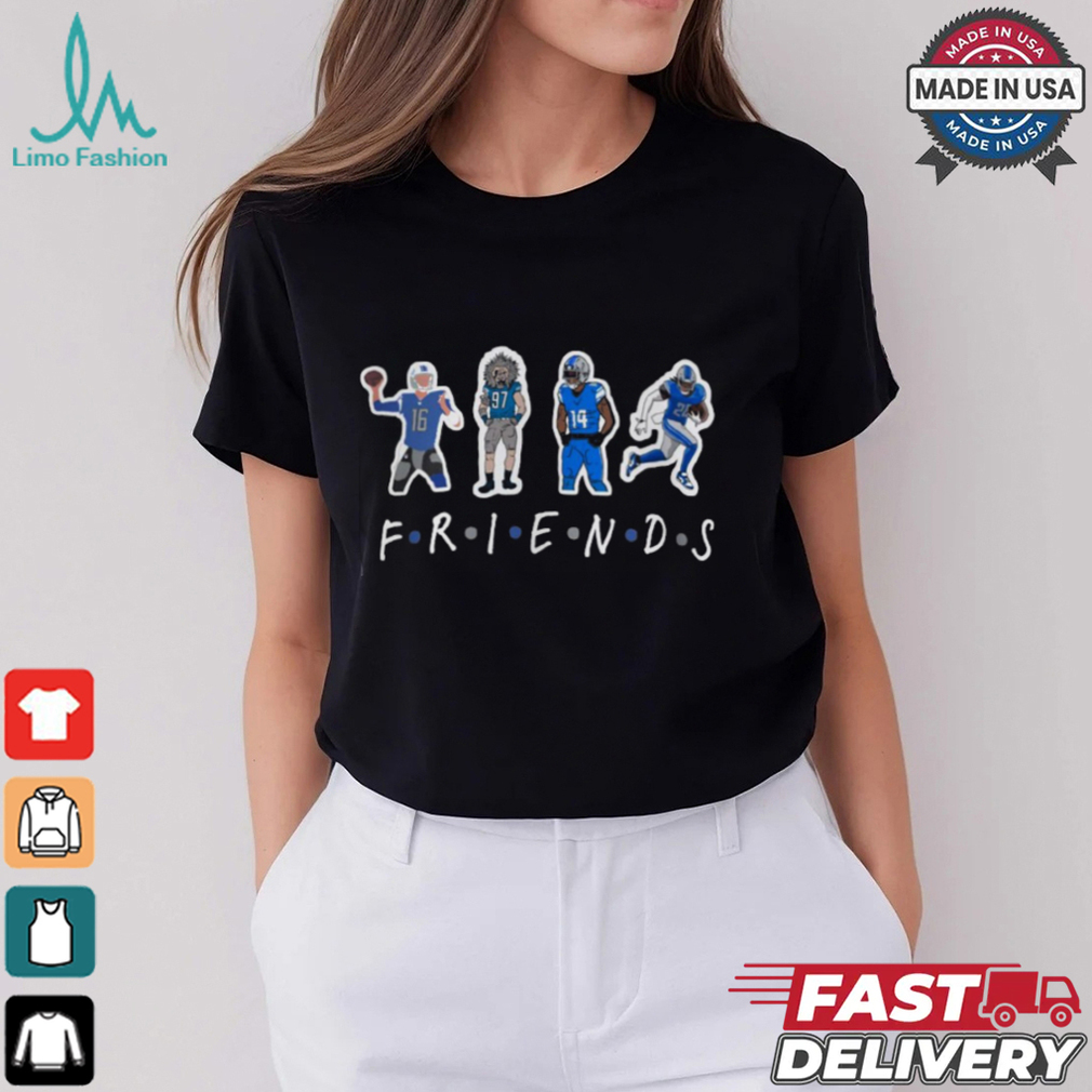 Friends Detroit Lions Legends NFL Football T Shirt Friends Detroit Lions Legends NFL Football T Shirt