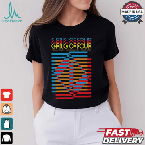 Gang Of Four May 26 2025 At Pappy & Harriet’s In Pioneertown, CA Tour T Shirt