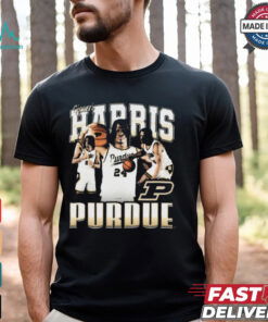 Gicarri Harris 90s Purdue Boilermakers Graphic t shirt