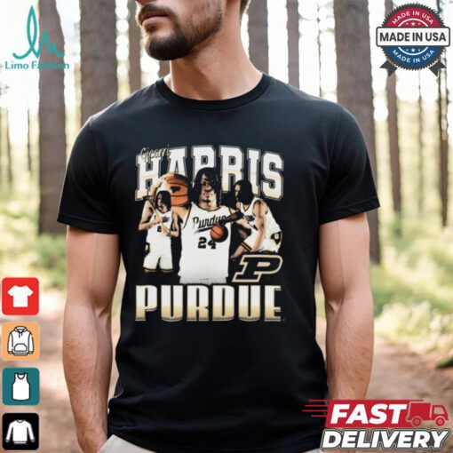 Gicarri Harris 90s Purdue Boilermakers Graphic t shirt