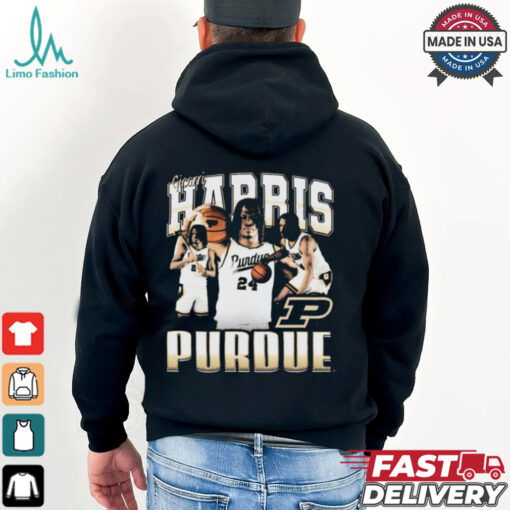 Gicarri Harris 90s Purdue Boilermakers Graphic t shirt