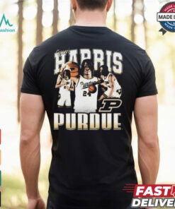 Gicarri Harris 90s Purdue Boilermakers Graphic t shirt