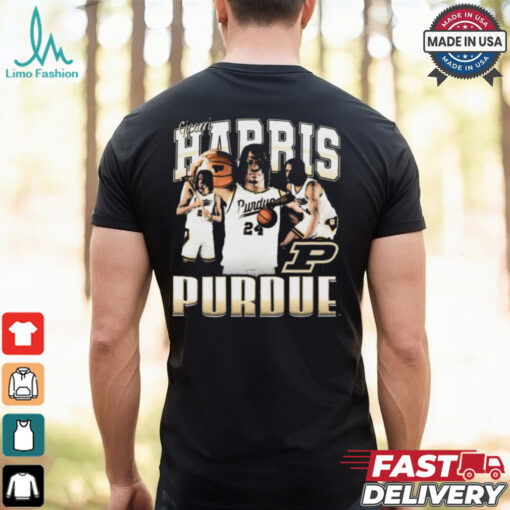 Gicarri Harris 90s Purdue Boilermakers Graphic t shirt