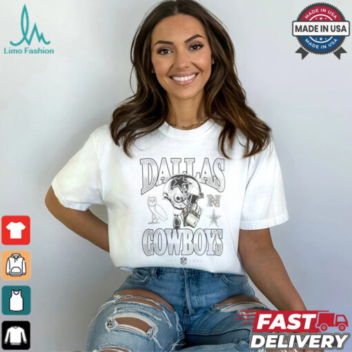 Gray Dallas Cowboys Graphic T Shirt