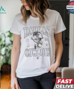 Gray Dallas Cowboys Graphic T Shirt