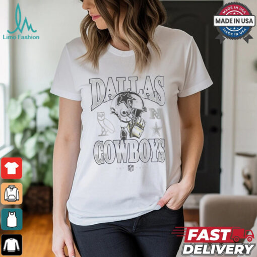 Gray Dallas Cowboys Graphic T Shirt