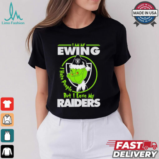 Grinch Ewing I love my Las Vegas Raiders Christmas shirt