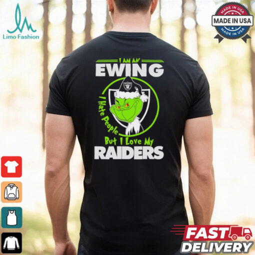 Grinch Ewing I love my Las Vegas Raiders Christmas shirt