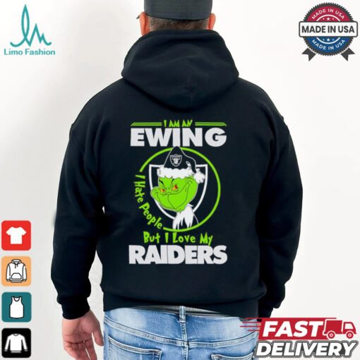 Grinch Ewing I love my Las Vegas Raiders Christmas shirt