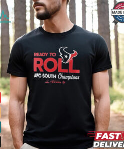 Houston Texans 2024 AFC South Division Champions Trophy T Shirts