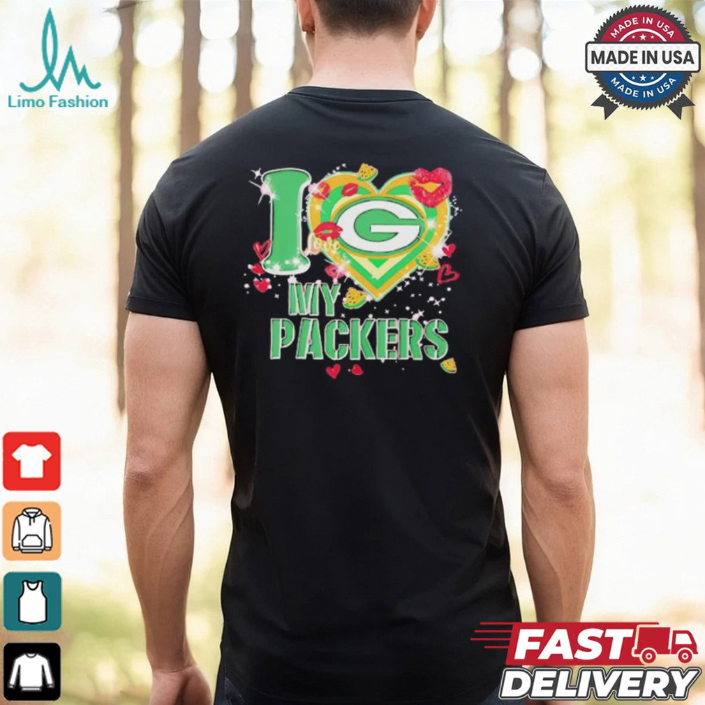 I love Green Bay Packers my Packers heart shirt I love Green Bay Packers my Packers heart shirt