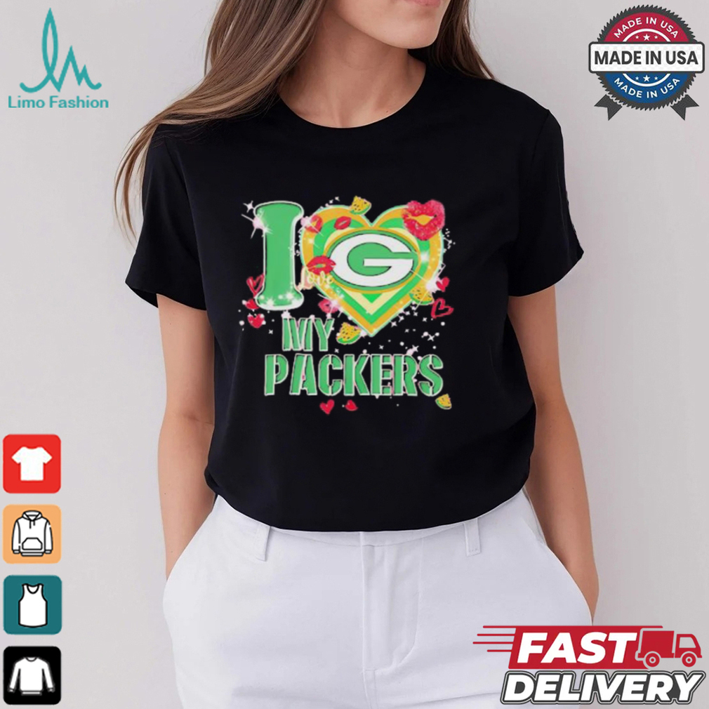 I love Green Bay Packers my Packers heart shirt I love Green Bay Packers my Packers heart shirt