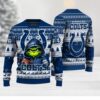 Indianapolis Colts Christmas Grinch Knitted Sweater