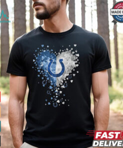 Indianapolis Colts Crystal Heart Shirt