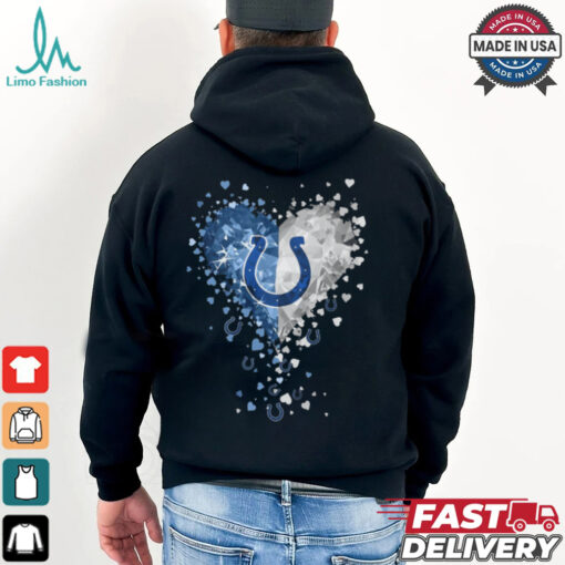 Indianapolis Colts Crystal Heart Shirt