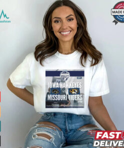 Iowa Hawkeyes Vs Missouri Tigers Transperfect Music Bowl 12.30.24 Nissan Stadium Poster t shirt