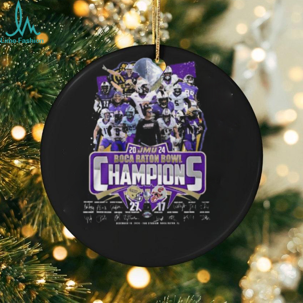 JMU 2024 Boca Raton Bowl Champions Limited 2D T Shirt JMU 2024 Boca Raton Bowl Champions Limited 2D T Shirt