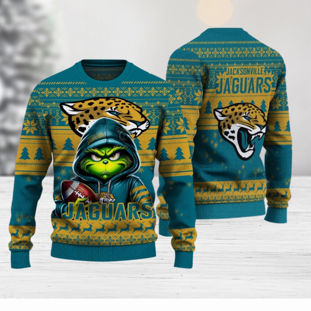Jacksonville Jaguars Christmas Grinch Knitted Sweater Jacksonville Jaguars Christmas Grinch Knitted Sweater