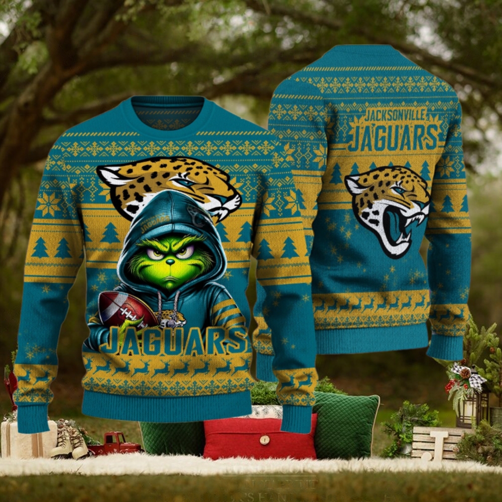 Jacksonville Jaguars Christmas Grinch Knitted Sweater Jacksonville Jaguars Christmas Grinch Knitted Sweater