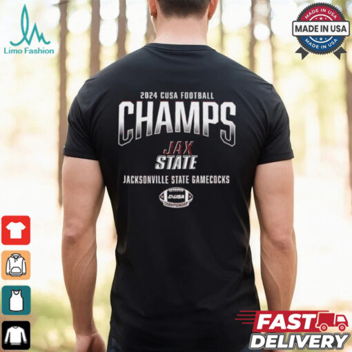 Jacksonville State Gamecocks 2024 C USA Football Conference Champions T Shirt