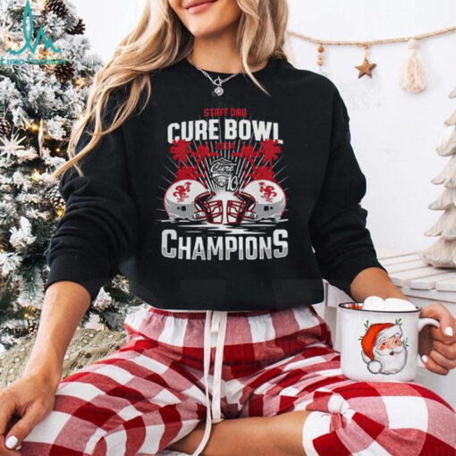 Jacksonville State Gamecocks Staff DNA Cure Bowl 2024 Champions Hoodie T Shirt