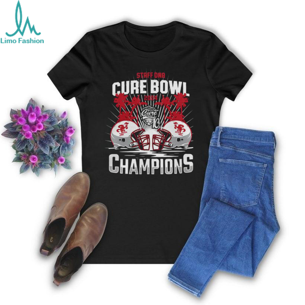 Jacksonville State Gamecocks Staff DNA Cure Bowl 2024 Champions Hoodie T Shirt Jacksonville State Gamecocks Staff DNA Cure Bowl 2024 Champions Hoodie T Shirt