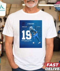 Jake Bates Detroit Lions 19 Straight Made Field Goals To Start His Career It Takes More Poster t shirt
