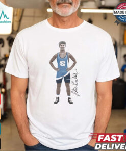 Jake Dailey UNC North Carolina Tar Heels Portrait Graphic Signature t shirt