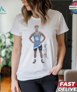 Jake Dailey UNC North Carolina Tar Heels Portrait Graphic Signature t shirt