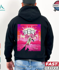 Jaylen Waddle Miami Dolphins 305 Receptions poster Shirt