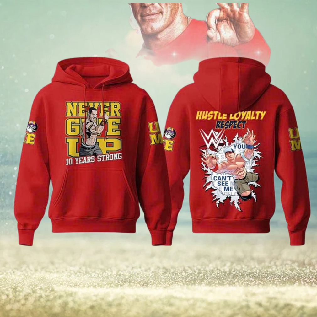 John Cena Never Give Up New Edition For Fan WWE Hoodie John Cena Never Give Up New Edition For Fan WWE Hoodie