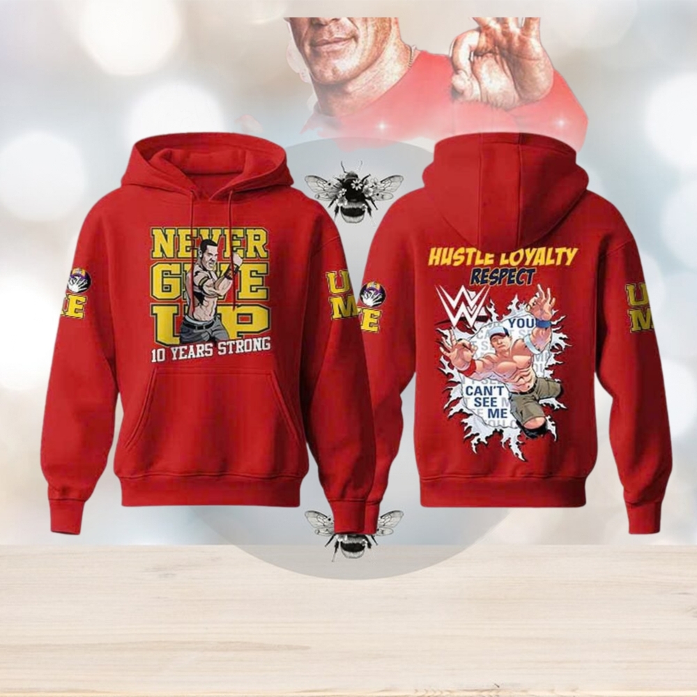 John Cena Never Give Up New Edition For Fan WWE Hoodie John Cena Never Give Up New Edition For Fan WWE Hoodie