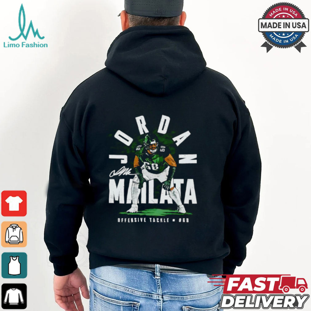 Jordan Mailata Philadelphia Eagles Football offensive tackle #68 signature shirt Jordan Mailata Philadelphia Eagles Football offensive tackle #68 signature shirt