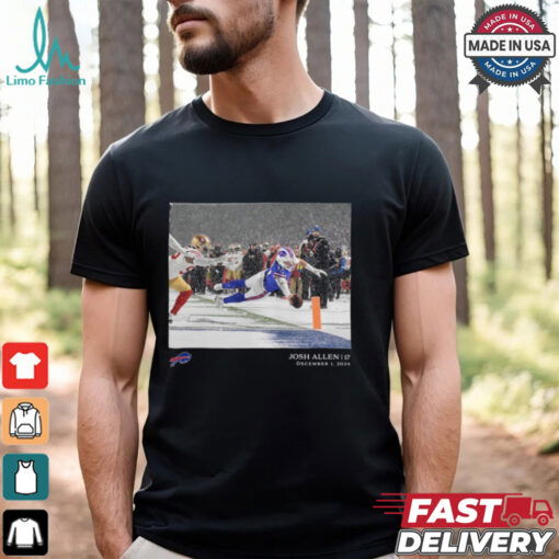 Josh Allen Buffalo Bills NFL Flash Features Week 13 December 1 2024 t shirt