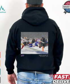 Josh Allen Buffalo Bills NFL Flash Features Week 13 December 1 2024 t shirt